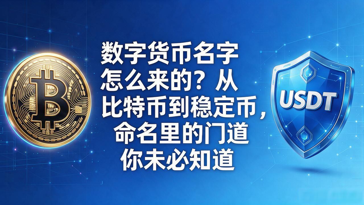数字货币名字怎么来的？从比特币到稳定币，命名里的门道你未必知道