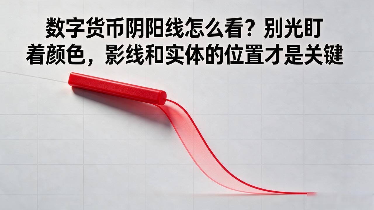 数字货币阴阳线怎么看？别光盯着颜色，影线和实体的位置才是关键