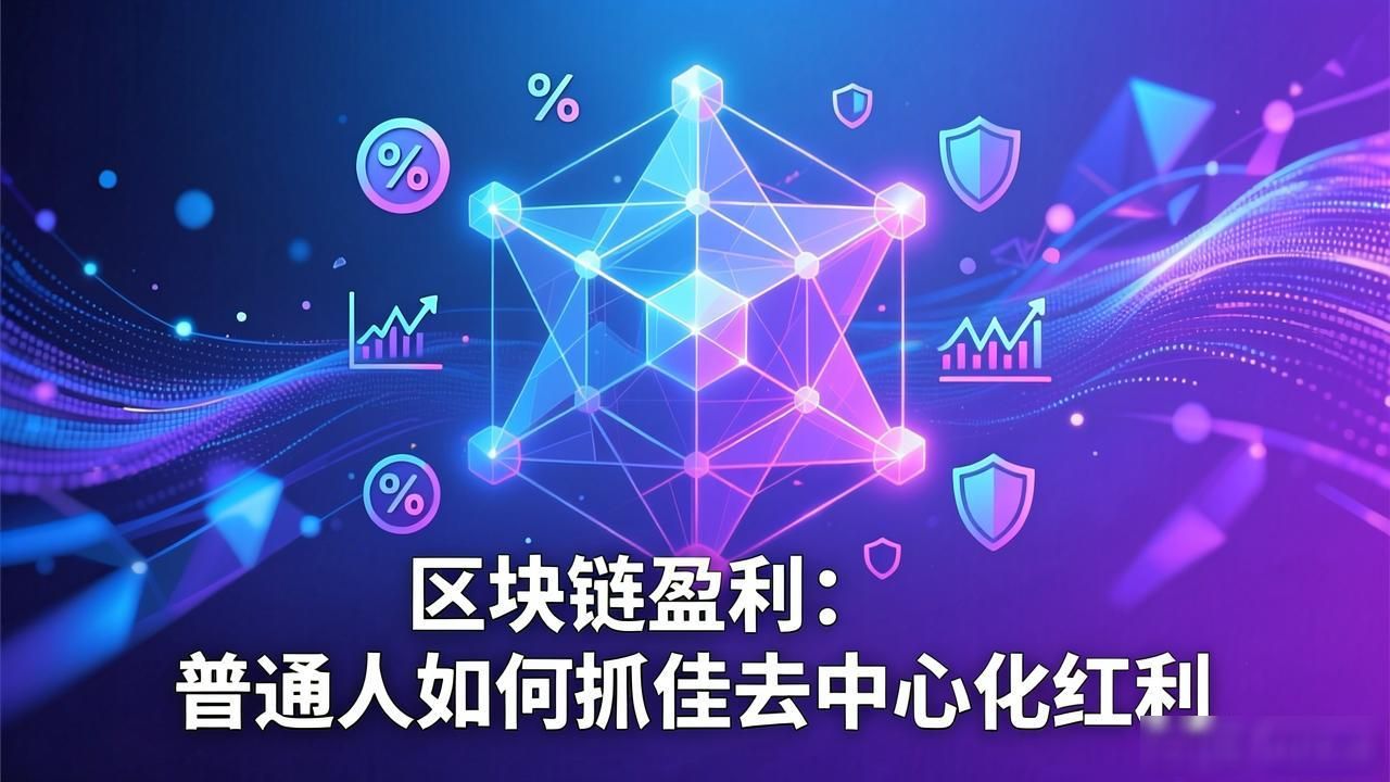 区块链盈利：普通人如何抓住去中心化红利
