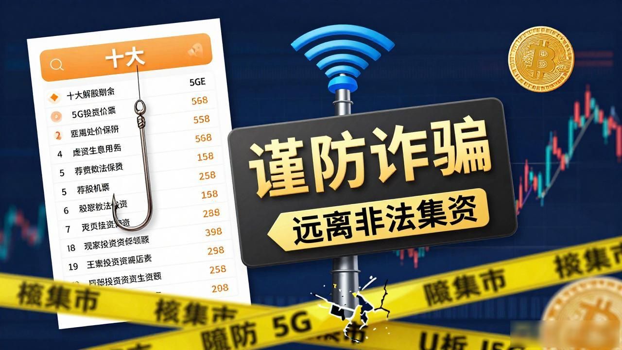 5G、数字货币、股票，这三样压根凑不到一块儿，别被"十大"骗了