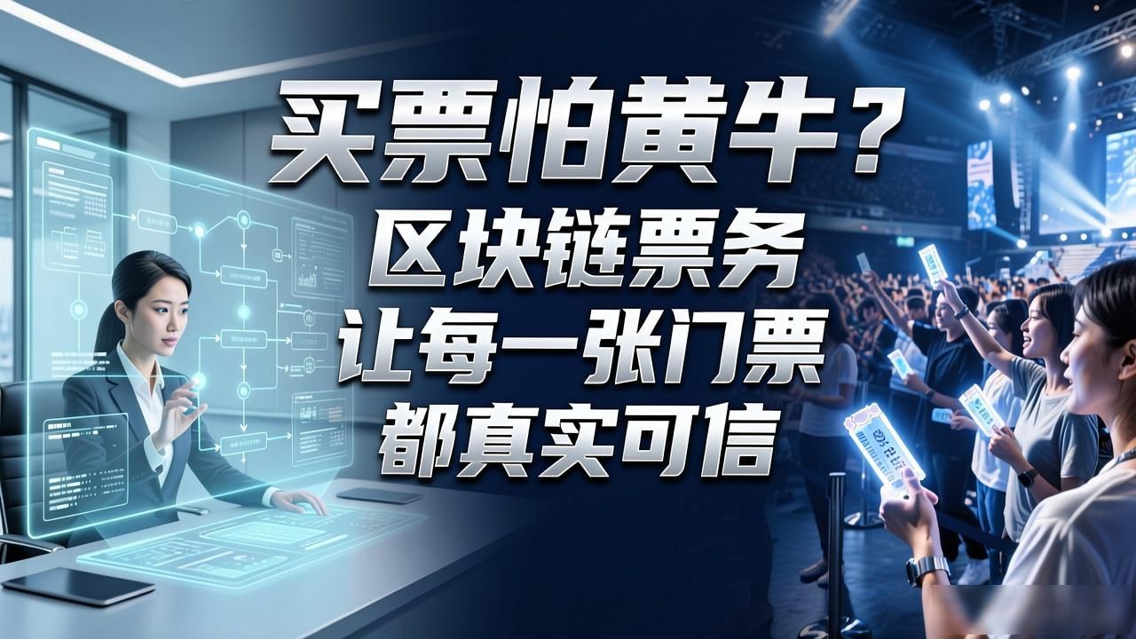 买票怕黄牛？区块链票务让每一张门票都真实可信
