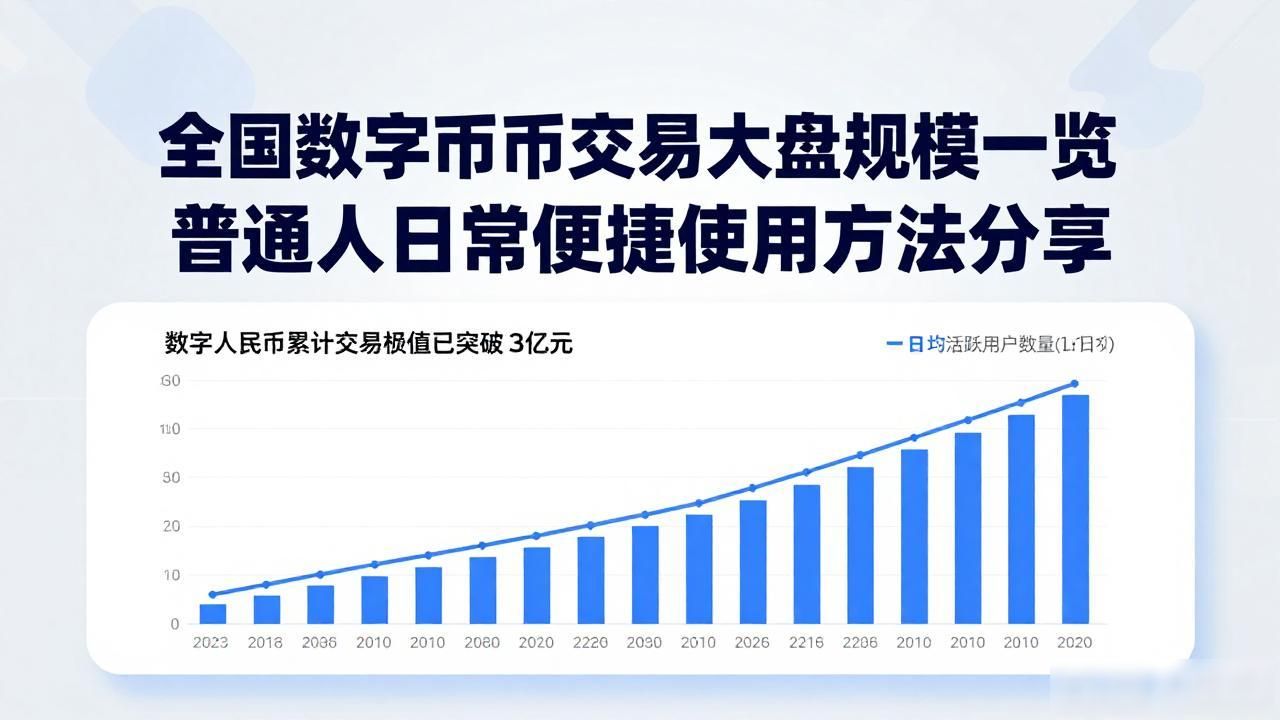 全国数字货币交易大盘规模一览 普通人日常便捷使用方法分享
