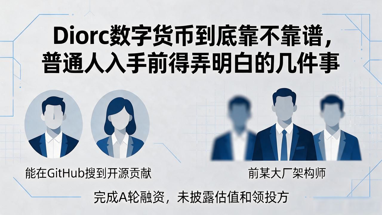 Diorc数字货币到底靠不靠谱，普通人入手前得弄明白的几件事
