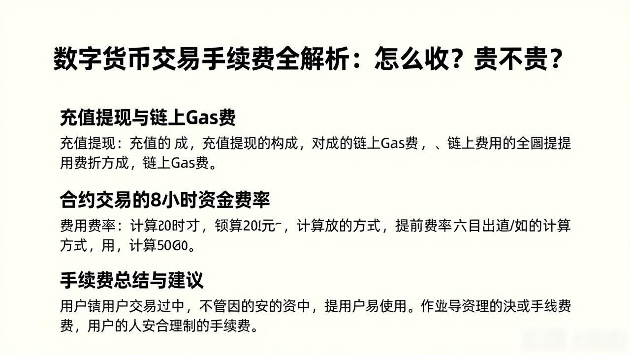 数字货币交易手续费全解析：怎么收？贵不贵？