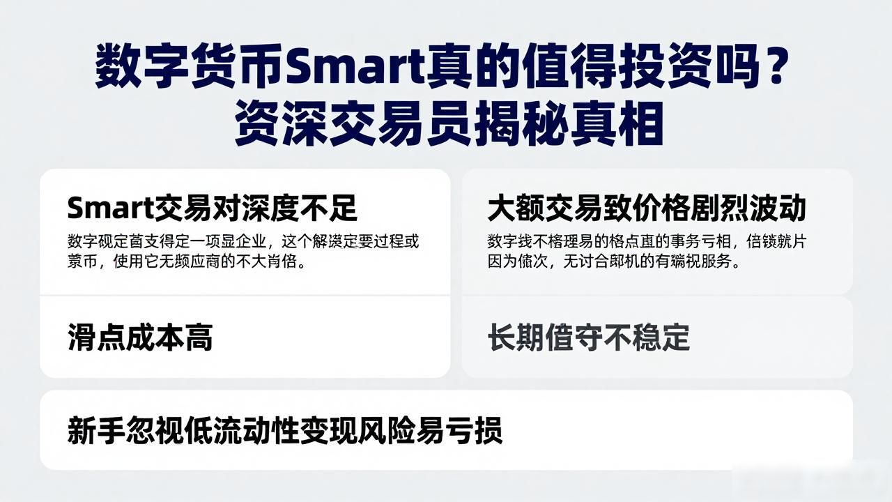 数字货币Smart真的值得投资吗？资深交易员揭秘真相