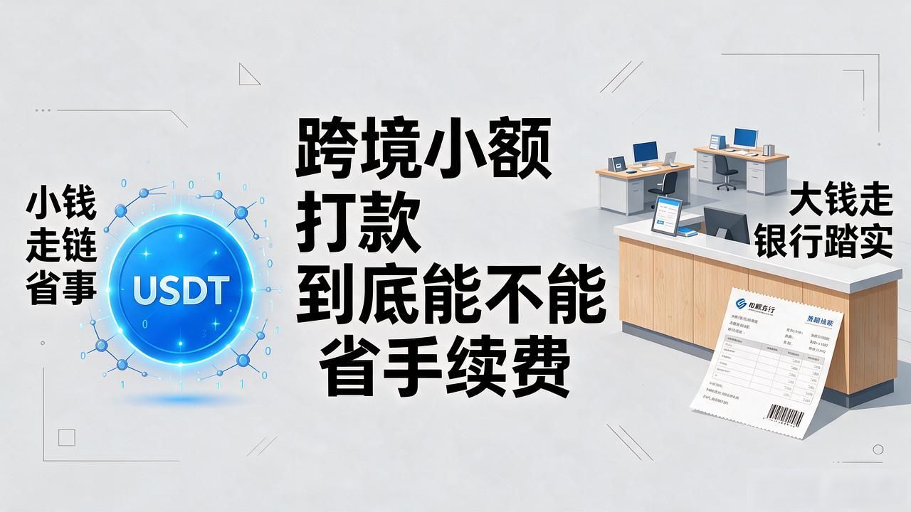 想用数字货币做支付工具？跨境小额打款到底能不能省手续费